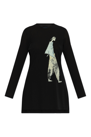 Yohji Yamamoto T-shirt with print | Women's Clothing | Vitkac Yohji Yamamoto T-shirt with print | Women's Clothing | Vitkac